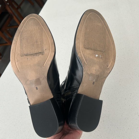 Seychelles Lucky Penny Patent Leather Booties Black Size 8 - Picture 9 of 16